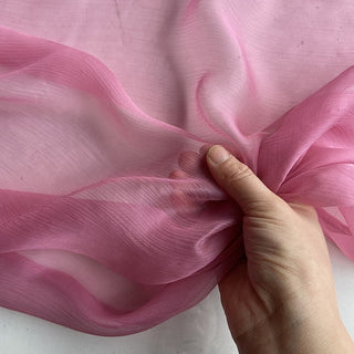 Yardblox Exclusive Luxury Silk Collection Solid Multi Color Non-Stretch Crinkled Mulberry Silk Georgette DS26502 -5 Momme