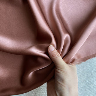 Yardblox Exclusive Luxury Silk Collection Solid Multi Color Non-Stretch 6A Mulberry Silk Charmeuse Satin DS26509 -19 Momme