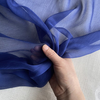 Yardblox Exclusive Luxury Silk Collection Solid Multi Color Non-Stretch Crinkled Mulberry Silk Georgette DS26502 -5 Momme