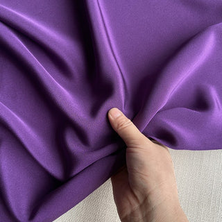 Yardblox Exclusive Luxury Silk Collection Solid Multi Color Non-Stretch Mulberry Silk Crepe De Chine DS26511 -40 Momme