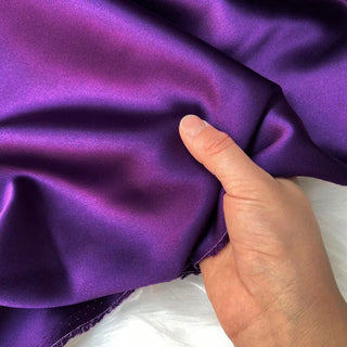 Yardblox Exclusive Luxury Silk Collection Solid Multi Color Non-Stretch 6A Mulberry Silk Charmeuse Satin DS26514 -30 Momme