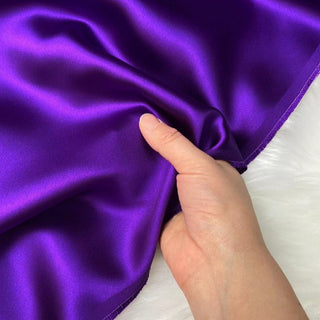 Yardblox Exclusive Luxury Silk Collection Solid Multi Color Non-Stretch 6A Mulberry Silk Charmeuse Satin DS26515 -40 Momme