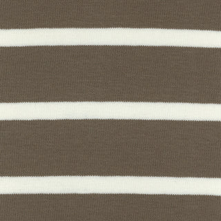 Stripes Stretch Lyocell Cotton Rib 1x1 S025502