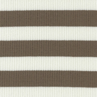 Stripes Stretch Lyocell Cotton Rib 2x2 S025506