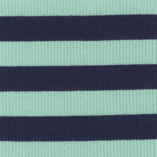 Stripes Stretch Lyocell Cotton Rib 2x2 S025506