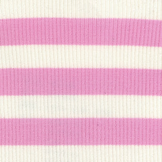 Stripes Stretch Lyocell Cotton Rib 2x2 S025506