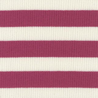 Stripes Stretch Lyocell Cotton Rib 2x2 S025506