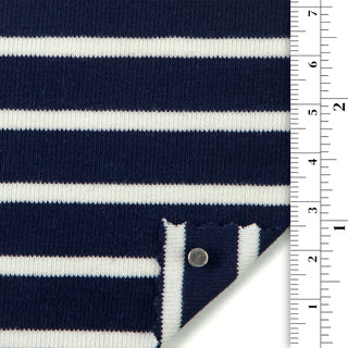 Stripes Stretch Lyocell Cotton Rib 1x1 S025509