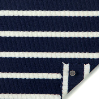 Stripes Stretch Lyocell Cotton Rib 1x1 S025509