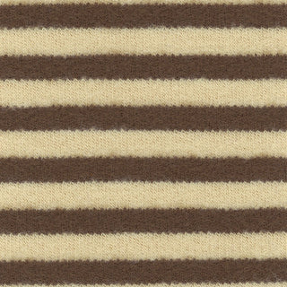 Stripes Stretch Ultra Soft Double Brushed Viscose Polyester Thermal Knit S025510