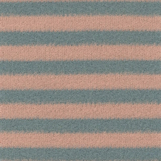 Stripes Stretch Ultra Soft Double Brushed Viscose Polyester Thermal Knit S025510