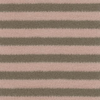 Stripes Stretch Ultra Soft Double Brushed Viscose Polyester Thermal Knit S025510
