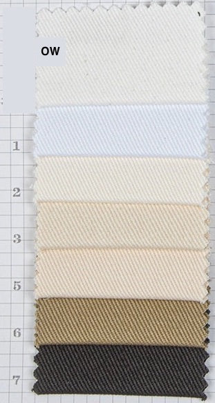 Solid Combed Cotton Twill S030603 - 11 Colors Available