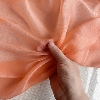 Yardblox Exclusive Luxury Silk Collection Solid Multi Color Non-Stretch Crinkled Mulberry Silk Georgette DS26502 -5 Momme