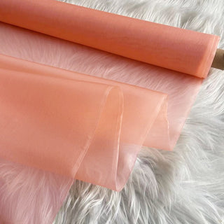 Yardblox Exclusive Luxury Silk Collection Solid Multi Color Non-Stretch Mulberry Silk Organza DS26504 -8 Momme