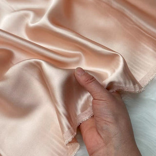 Yardblox Exclusive Luxury Silk Collection Solid Multi Color Non-Stretch 6A Mulberry Silk Charmeuse Satin DS26514 -30 Momme