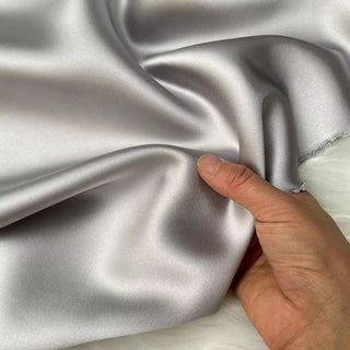 Yardblox Exclusive Luxury Silk Collection Solid Multi Color Non-Stretch 6A Mulberry Silk Charmeuse Satin DS26515 -40 Momme