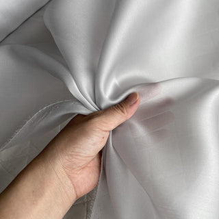 Yardblox Exclusive Luxury Silk Collection Solid Multi Color Non-Stretch Mulberry Silk Satin Face Organza DS26506 -12 Momme