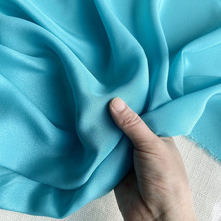 Yardblox Exclusive Luxury Silk Collection Solid Multi Color Non-Stretch Mulberry Silk Crepe De Chine DS26507 -12 Momme