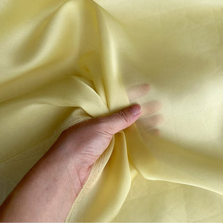 Yardblox Exclusive Luxury Silk Collection Solid Multi Color Non-Stretch Mulberry Silk Satin Face Organza DS26506 -12 Momme