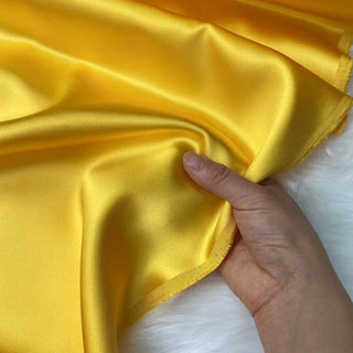 Yardblox Exclusive Luxury Silk Collection Solid Multi Color Non-Stretch 6A Mulberry Silk Charmeuse Satin DS26515 -40 Momme