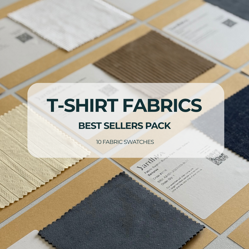 T-Shirt Fabrics - Best Selling Swatch Pack of 10