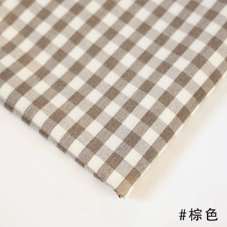 Made in Korea Gingham Washed Pima Cotton Plain Woven TB01517