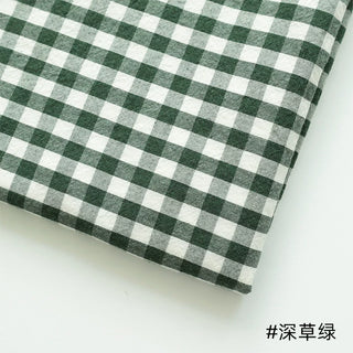 Made in Korea Gingham Washed Pima Cotton Plain Woven TB01517