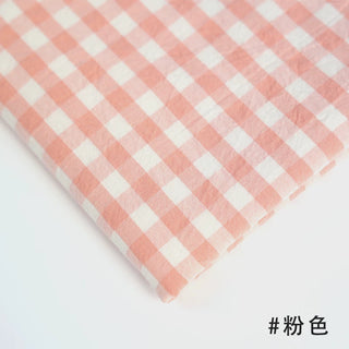 Made in Korea Gingham Washed Pima Cotton Plain Woven TB01517
