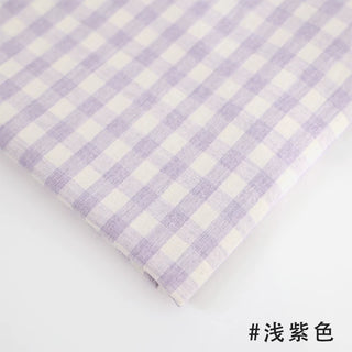 Made in Korea Gingham Washed Pima Cotton Plain Woven TB01517