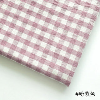 Made in Korea Gingham Washed Pima Cotton Plain Woven TB01517