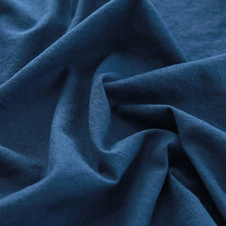 Made in Korea COTTONVILL Solid Sand Washed Ultra Soft Organic Linen Cotton Plain Woven TB01520