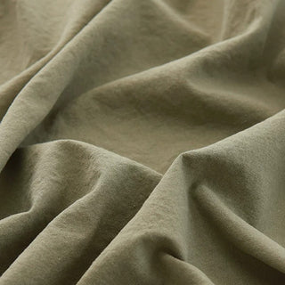 Made in Korea COTTONVILL Solid Sand Washed Ultra Soft Organic Linen Cotton Plain Woven TB01520