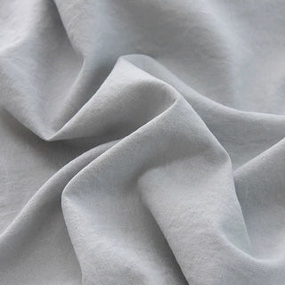 Made in Korea COTTONVILL Solid Sand Washed Ultra Soft Organic Linen Cotton Plain Woven TB01520