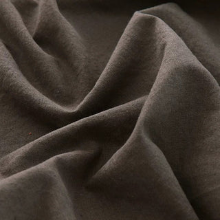 Made in Korea COTTONVILL Solid Sand Washed Ultra Soft Organic Linen Cotton Plain Woven TB01520