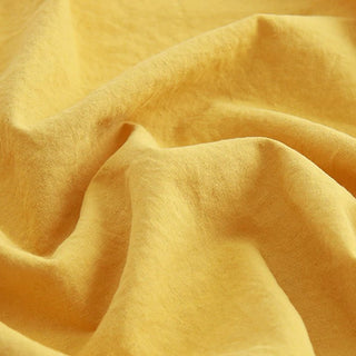 Made in Korea COTTONVILL Solid Sand Washed Ultra Soft Organic Linen Cotton Plain Woven TB01520