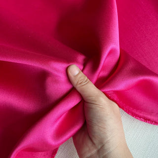 Solid Wool Mulberry Silk Satin TB01626 -32 Momme