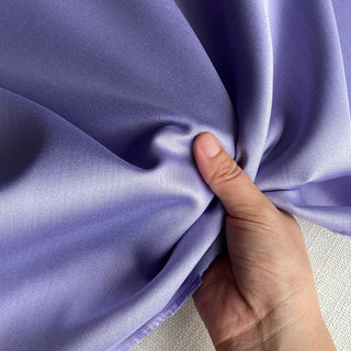 Solid Wool Mulberry Silk Satin TB01626 -32 Momme
