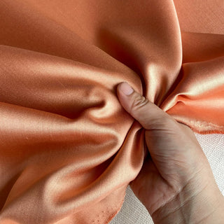 Solid Wool Mulberry Silk Satin TB01626 -32 Momme