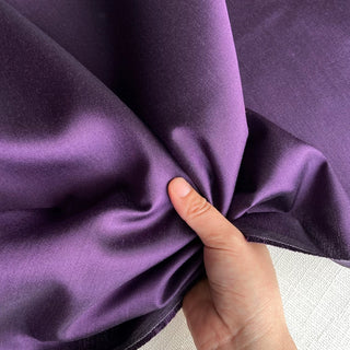 Solid Wool Mulberry Silk Satin TB01626 -32 Momme