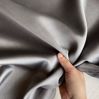 Solid Wool Mulberry Silk Satin TB01626 -32 Momme