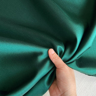 Solid Wool Mulberry Silk Satin TB01626 -32 Momme