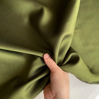 Solid Wool Mulberry Silk Satin TB01626 -32 Momme