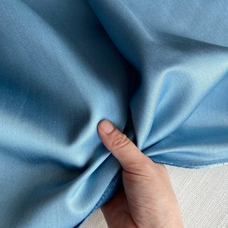 Solid Wool Mulberry Silk Satin TB01626 -32 Momme