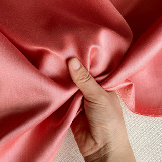 Solid Wool Mulberry Silk Satin TB01626 -32 Momme