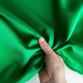 Solid Wool Mulberry Silk Satin TB01626 -32 Momme