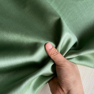 Solid Wool Mulberry Silk Satin TB01626 -32 Momme