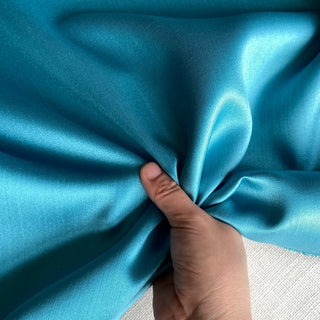 Solid Wool Mulberry Silk Satin TB01626 -32 Momme