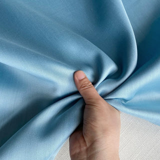 Solid Wool Mulberry Silk Satin TB01626 -32 Momme