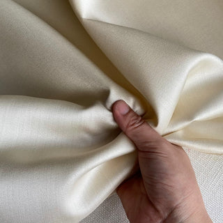 Solid Wool Mulberry Silk Satin TB01626 -32 Momme